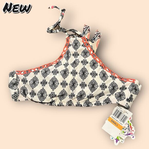 BECCA Other - NEW NWT BECCA by Rebecca Virtue High Neck Bikini Top – Size Small